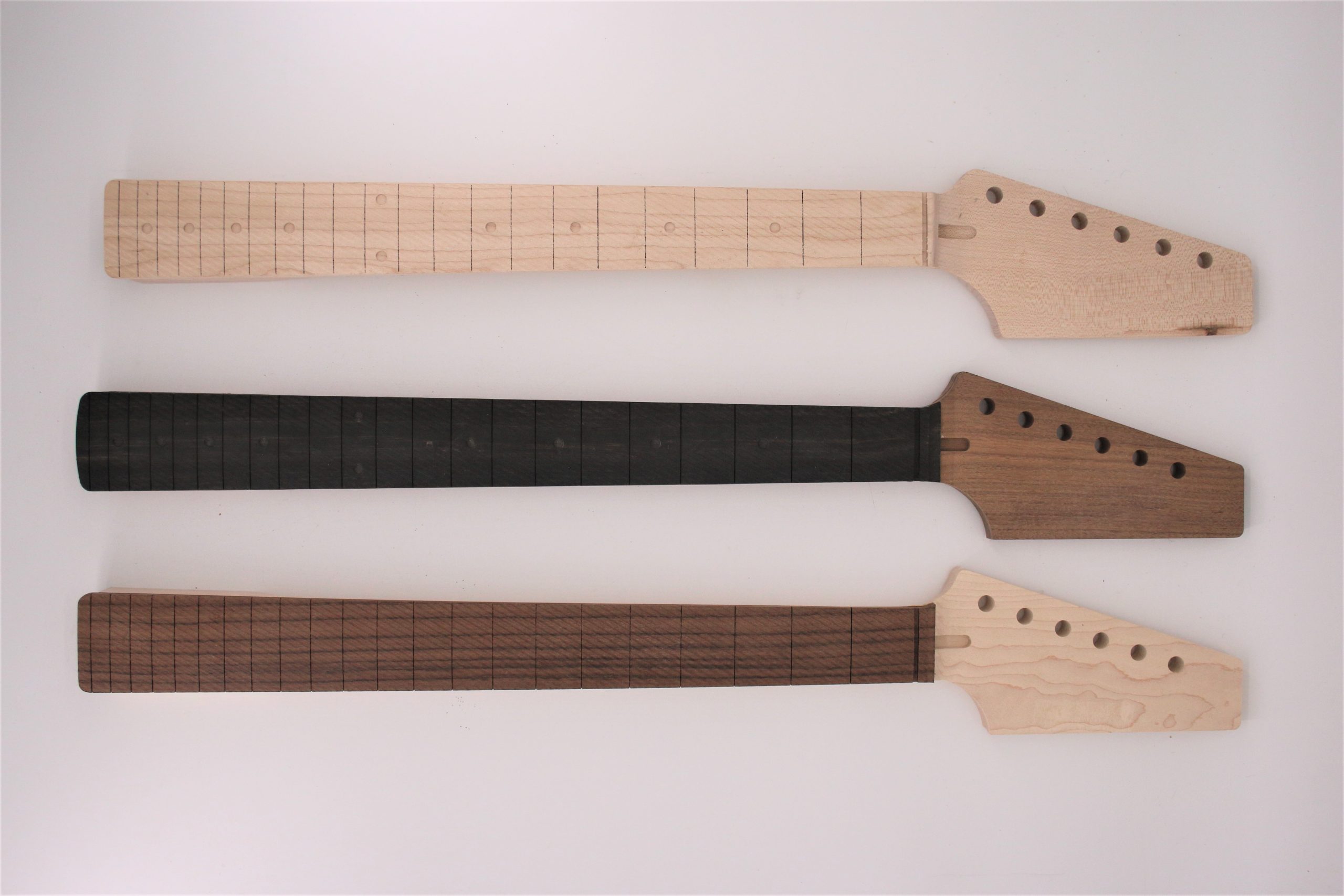Pre-Slotted, Unfretted Necks